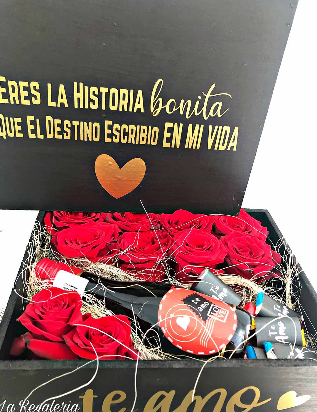 Caja Historia bonita con copas - La Regaleria